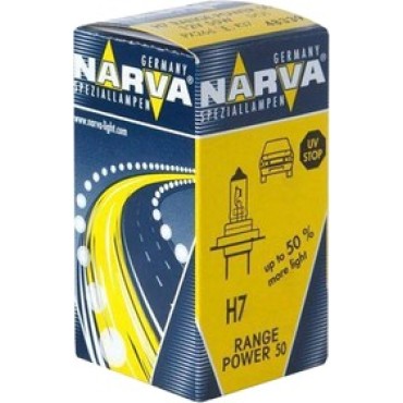 Галогенная Лампа Н 7 12v 55w +50% яркости RANGE POWER NARVA